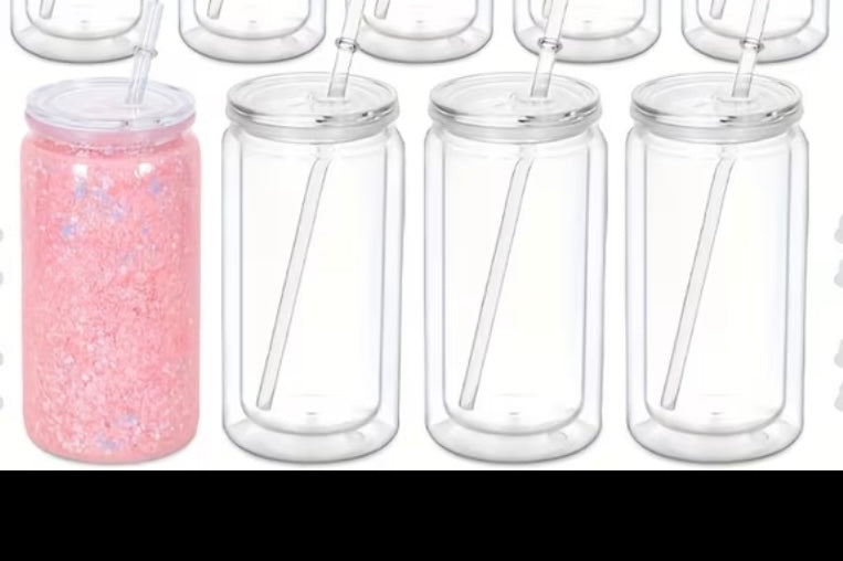 16oz snow globe tumbler