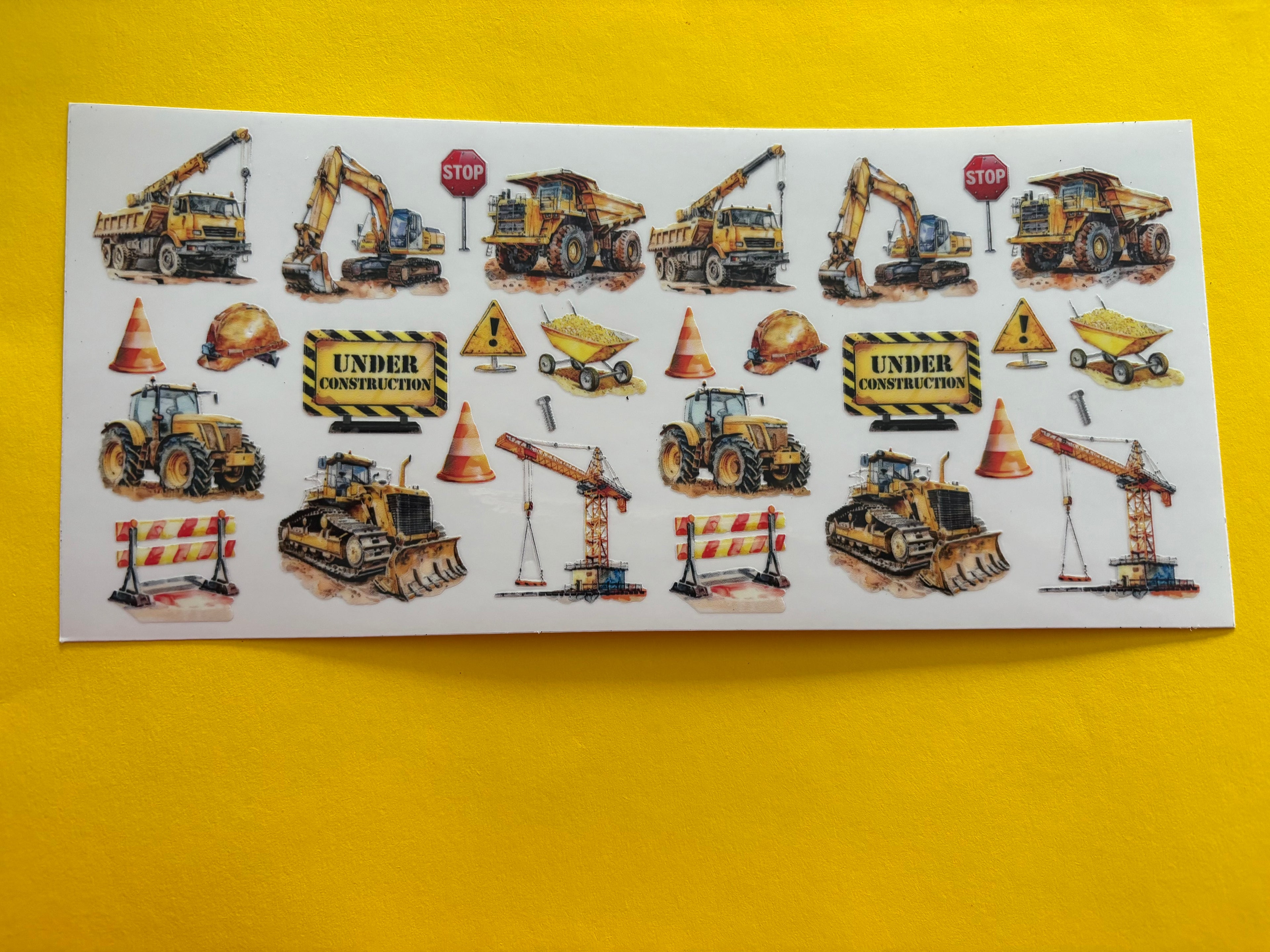 Construction trucks